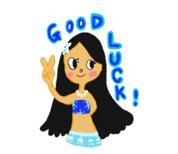 Tahitian Girl sticker #13117706
