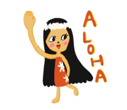 Tahitian Girl sticker #13117707
