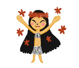 Tahitian Girl sticker #13117708