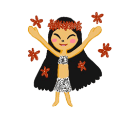 Tahitian Girl sticker #13117708