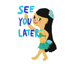 Tahitian Girl sticker #13117709