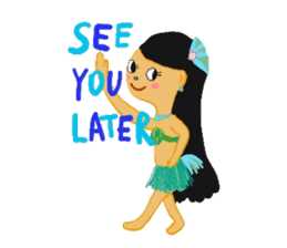 Tahitian Girl sticker #13117709