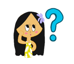 Tahitian Girl sticker #13117711