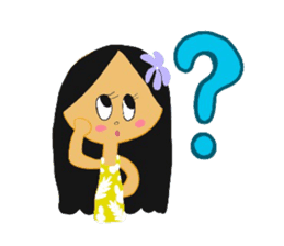 Tahitian Girl sticker #13117711