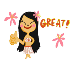 Tahitian Girl sticker #13117712