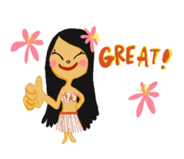 Tahitian Girl sticker #13117712