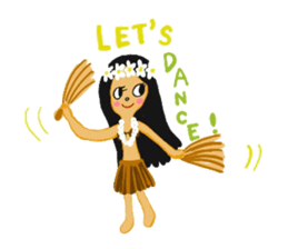 Tahitian Girl sticker #13117713