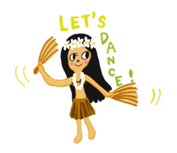 Tahitian Girl sticker #13117713