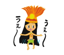 Tahitian Girl sticker #13117714