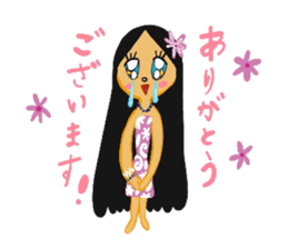 Tahitian Girl sticker #13117720