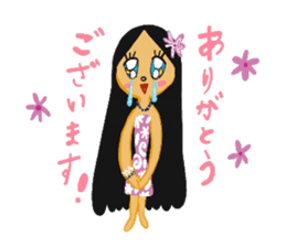 Tahitian Girl sticker #13117720