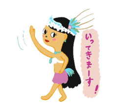 Tahitian Girl sticker #13117722