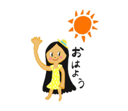 Tahitian Girl sticker #13117725