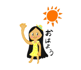 Tahitian Girl sticker #13117725