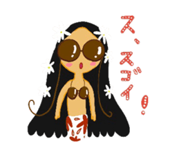 Tahitian Girl sticker #13117735