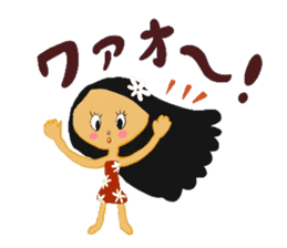 Tahitian Girl sticker #13117738