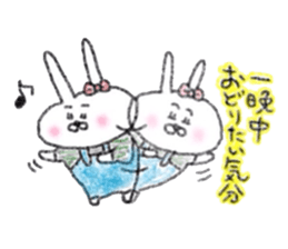 Usagijyoshi graffiti 3 sticker #13117765