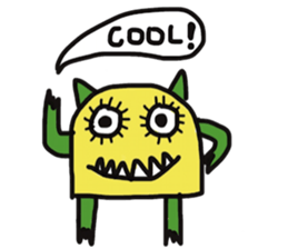 Monster Cool sticker #13117982