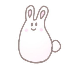 cute omochi rabbit