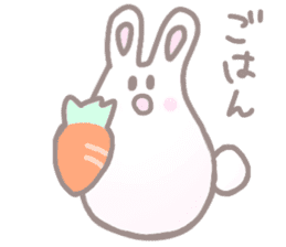 cute omochi rabbit sticker #13118801