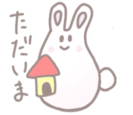 cute omochi rabbit sticker #13118807