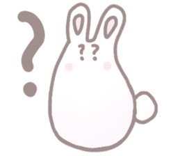 cute omochi rabbit sticker #13118810