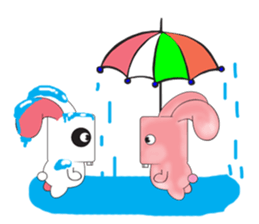 Rabbit Love na sticker #13119036