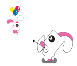Rabbit Love na sticker #13119041