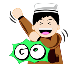 HN Muslim Boy sticker #13119275