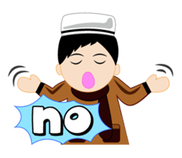 HN Muslim Boy sticker #13119277