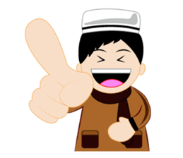 HN Muslim Boy sticker #13119282