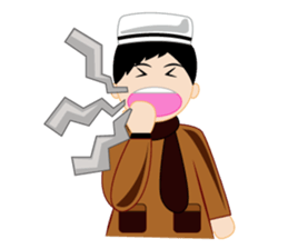 HN Muslim Boy sticker #13119286