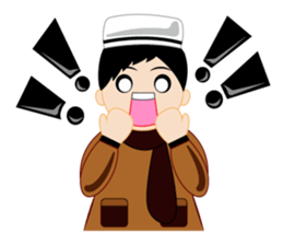 HN Muslim Boy sticker #13119289