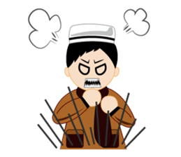 HN Muslim Boy sticker #13119291