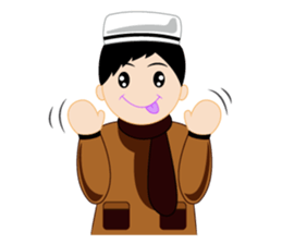 HN Muslim Boy sticker #13119306