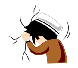 HN Muslim Boy sticker #13119309