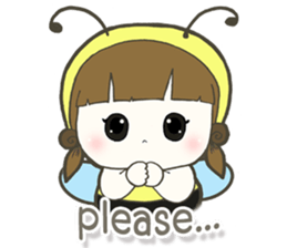 Haru little bee sticker #13119320