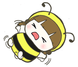 Haru little bee sticker #13119323
