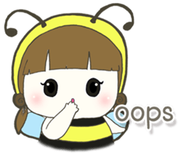 Haru little bee sticker #13119330