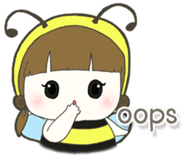 Haru little bee sticker #13119330