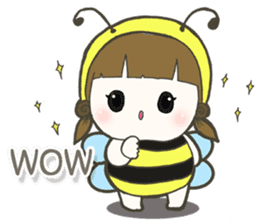 Haru little bee sticker #13119332