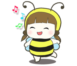Haru little bee sticker #13119334