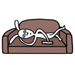 Rabbit noisy 2 sticker #13119627