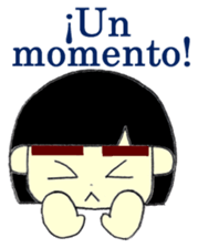 KAWAII LOVELY Thick Eyebrows 2 sticker #13122181