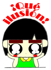 KAWAII LOVELY Thick Eyebrows 2 sticker #13122186