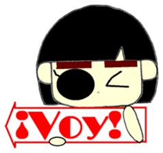 KAWAII LOVELY Thick Eyebrows 2 sticker #13122195