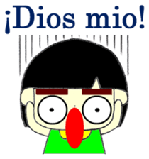 KAWAII LOVELY Thick Eyebrows 2 sticker #13122205