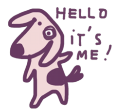 Ma Baa - The crazy dog! sticker #13122254