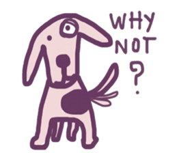 Ma Baa - The crazy dog! sticker #13122256