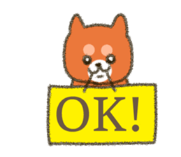 Siba Inu Wanko sticker #13122607
